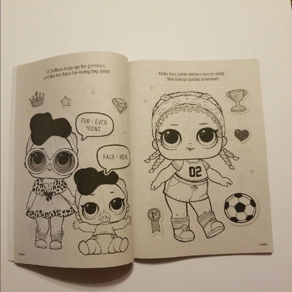 LOL SURPRISE DOLLS COLORING & ACTIVITY BOOK - Picture 7 of 7